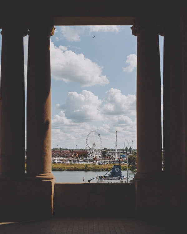 View from National Museum on Holiday park