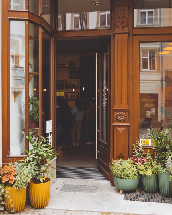 «Cukru» cafe entrance