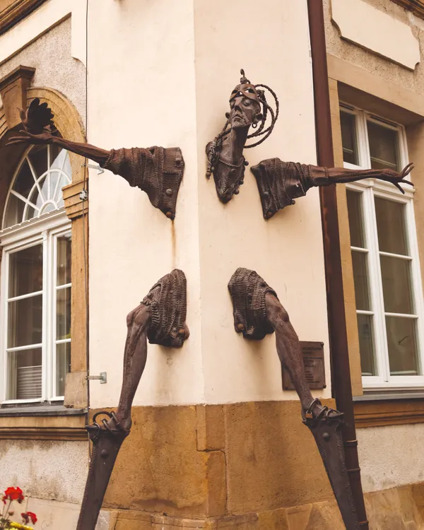 Street sculpture in Jelenia Gora