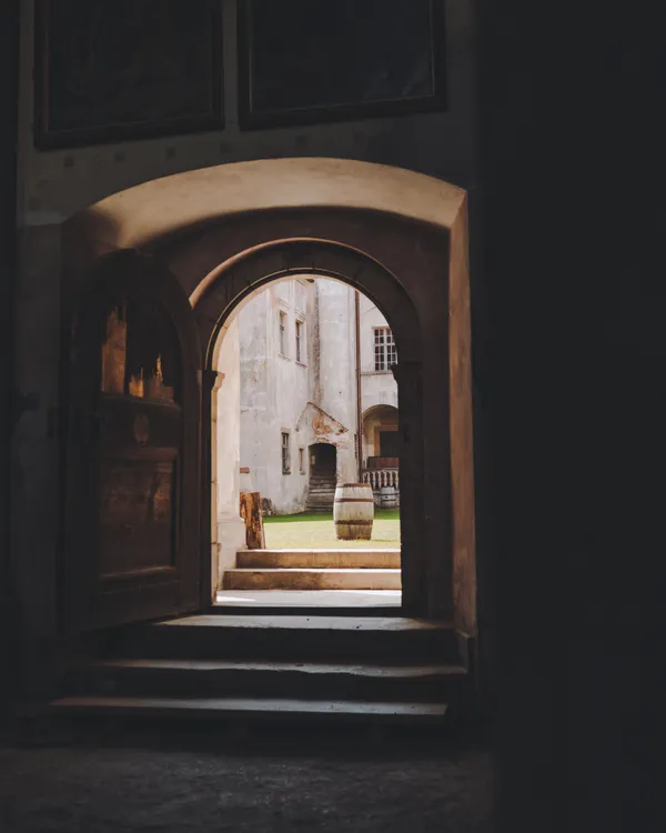 View from the chapel