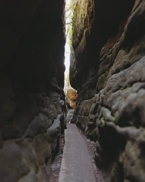 Inside the Errant Rocks Labyrinth