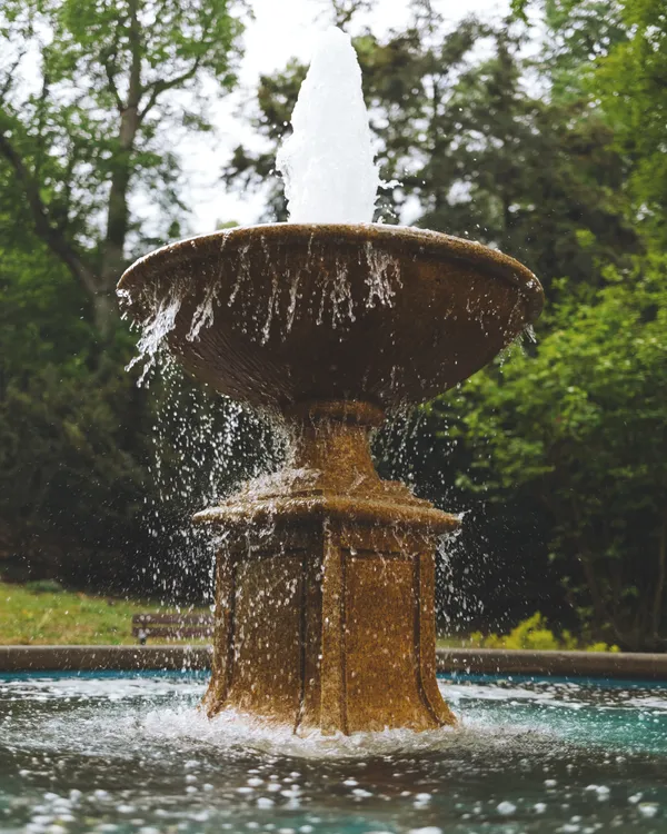 Fountain at park