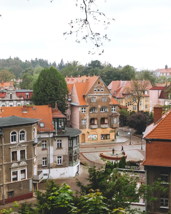 Szczawno-Zdroj from observe desk