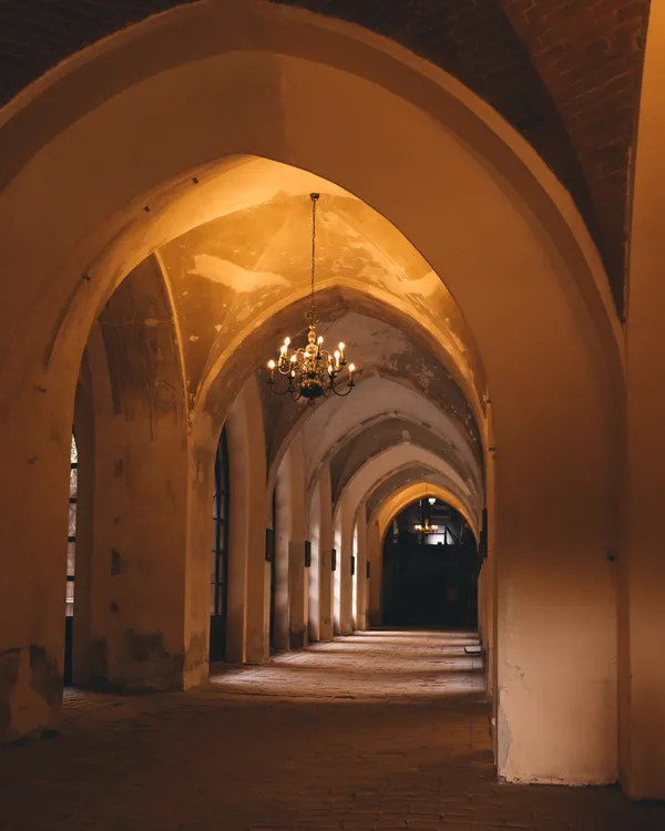 The palace corridors