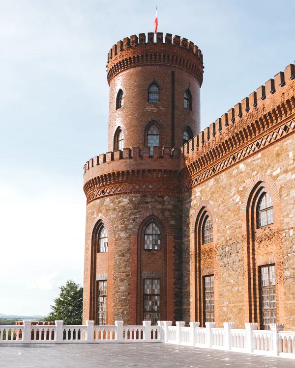 View of the tower from the terrace