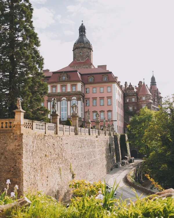 View On the Ksiaz Castle