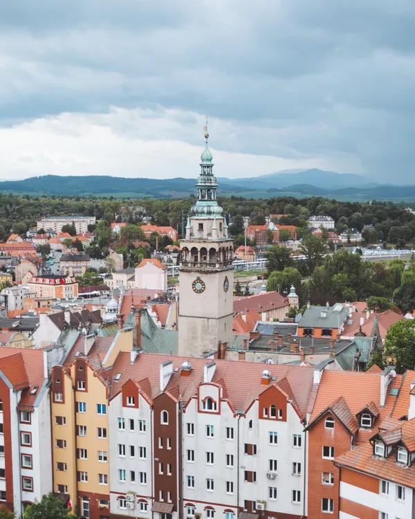 Klodzko view from the fortress top